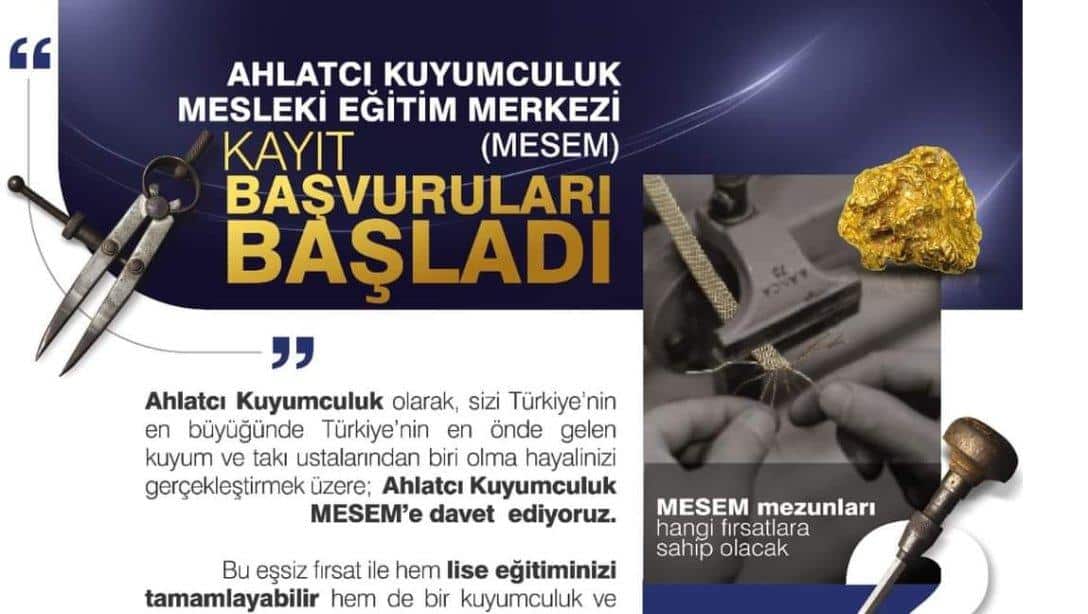 TÜRKİYE'NİN İLK SEKTÖR İÇİ MESLEKİ EĞİTİM MERKEZİ AÇILIYOR.  