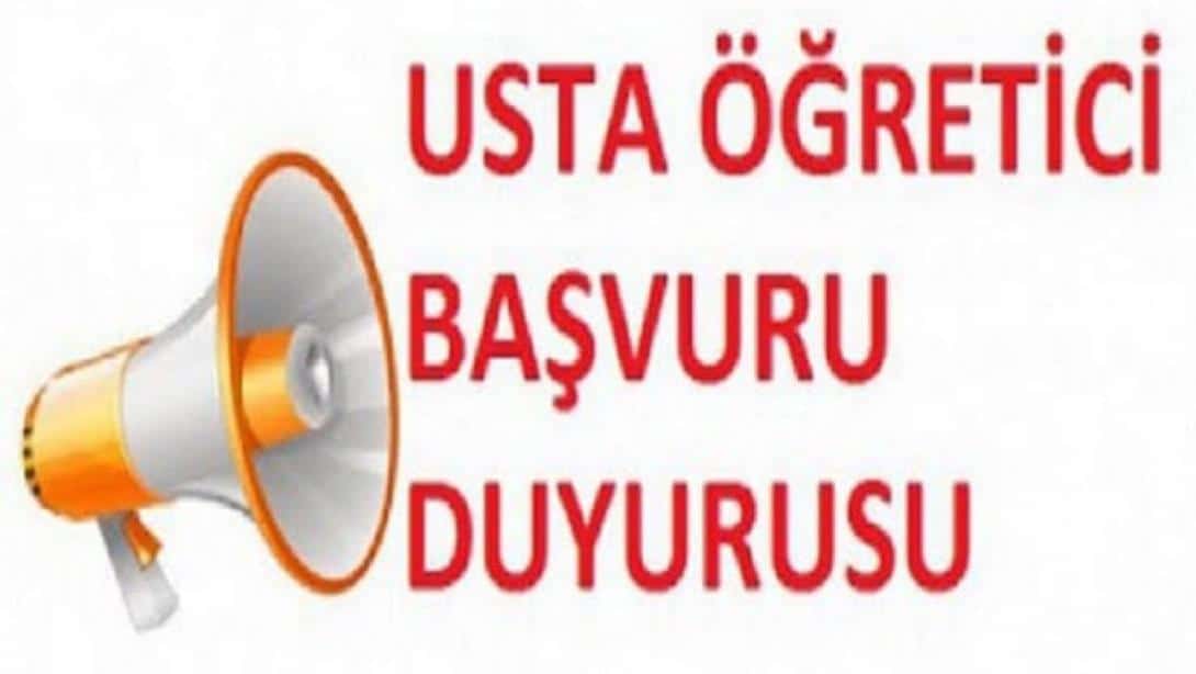 2025-2026 EĞİTİM ÖĞRETİM YILI ÜCRETLİ USTA ÖĞRETİCİ BAŞVURULARI